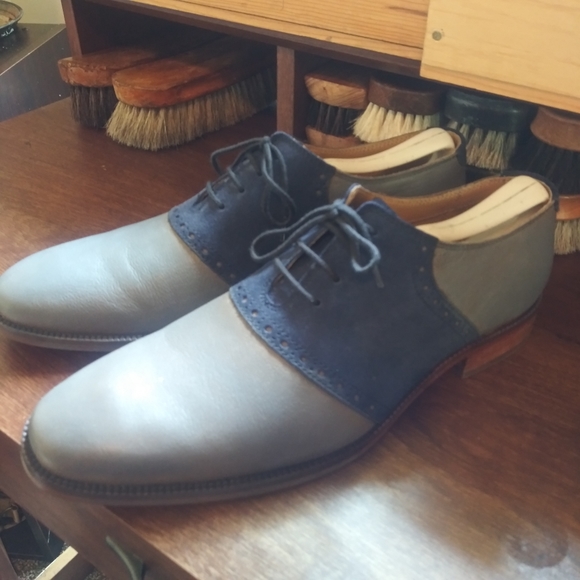 Cole Haan Other - Blue & Gray Cole Haan saddle shoe Size 9